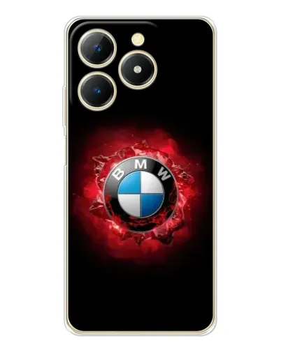 Чехол для Realme Note 70 с картинкой «Логотип BMW — вспышка» Чехол для Realme Note 70 с картинкой «Логотип BMW — вспышка»