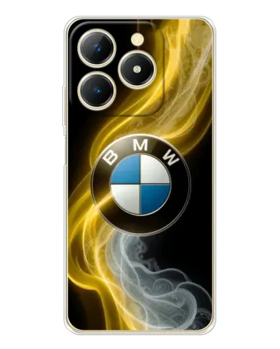Чехол для Realme Note 70 с картинкой «Золотистый дым BMW» Чехол для Realme Note 70 с картинкой «Золотистый дым BMW»