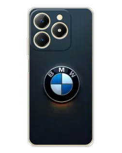 Чехол для Realme Note 70 с картинкой «Логотип BMW — минимализм»