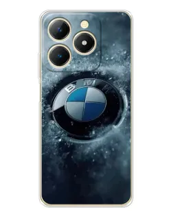 Чохол для Realme Note 70 з картинкою «Логотип BMW — лід» Чохол для Realme Note 70 з картинкою «Логотип BMW — лід»