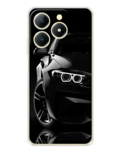 Чохол для Realme Note 70 з картинкою «Чорна BMW — профіль» Чохол для Realme Note 70 з картинкою «Чорна BMW — профіль»