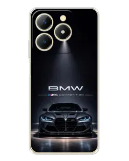 Чохол для Realme Note 70 з картинкою «BMW крізь нічне місто» Чохол для Realme Note 70 з картинкою «BMW крізь нічне місто»