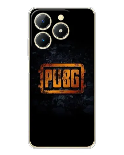 Чохол для Realme Note 70 з картинкою «PUBG — золотий логотип»