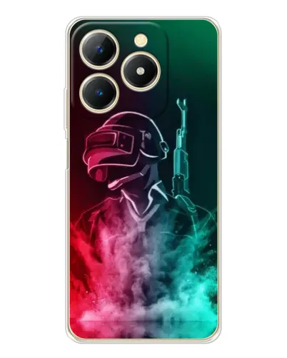 Чохол для Realme Note 70 з картинкою «PUBG — вогняний воїн»