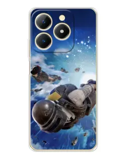 Чохол для Realme Note 70 з картинкою «Десант PUBG — стрибок» Чохол для Realme Note 70 з картинкою «Десант PUBG — стрибок»
