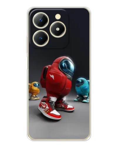 Чохол для Realme Note 70 з картинкою «Among Us — 3D стиль» Чохол для Realme Note 70 з картинкою «Among Us — 3D стиль»