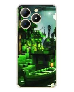 Чохол для Realme Note 70 з картинкою «Minecraft лісовий пейзаж» Чохол для Realme Note 70 з картинкою «Minecraft лісовий пейзаж»