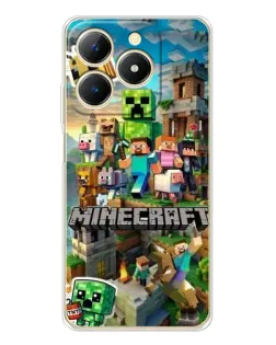 Чохол для Realme Note 70 з картинкою «Замок Minecraft» Чохол для Realme Note 70 з картинкою «Замок Minecraft»