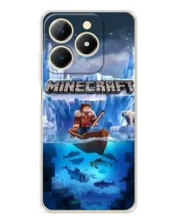 Чохол для Realme Note 70 з картинкою «Minecraft льодянийсвіт» Чохол для Realme Note 70 з картинкою «Minecraft льодянийсвіт»