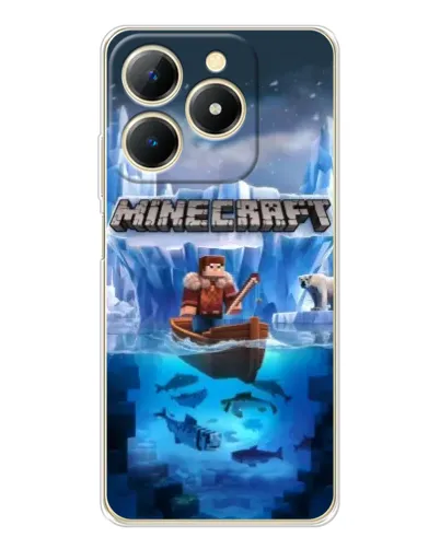 Чохол для Realme Note 70 з картинкою «Minecraft льодянийсвіт» Чохол для Realme Note 70 з картинкою «Minecraft льодянийсвіт»