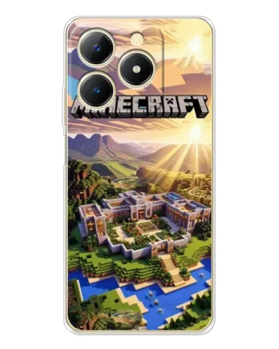 Чохол для Realme Note 70 з картинкою «Minecraft панорама» Чохол для Realme Note 70 з картинкою «Minecraft панорама»