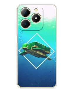 Чохол для Realme Note 70 з картинкою «Черепаха Minecraft» Чохол для Realme Note 70 з картинкою «Черепаха Minecraft»