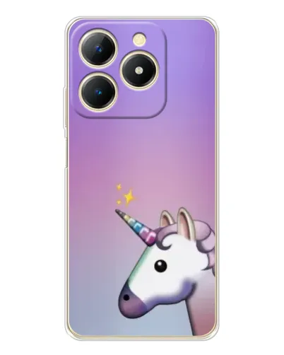 Чехол для Realme Note 70 с картинкой «Единорог градиент»