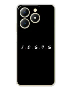 Чохол для Realme Note 70 з картинкою «Крапки віри J.E.S.U.S.»