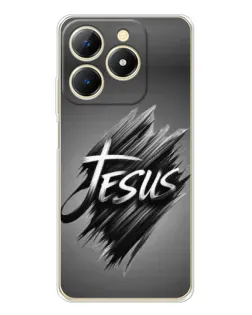 Чохол для Realme Note 70 з картинкою «Напис Jesus Graffiti»