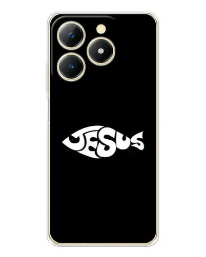 Чехол для Realme Note 70 с картинкой «Рыба Jesus» Чехол для Realme Note 70 с картинкой «Рыба Jesus»