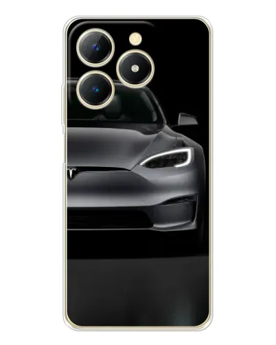 Чехол для Realme Note 70 с картинкой «Tesla Model S Look» Чехол для Realme Note 70 с картинкой «Tesla Model S Look»