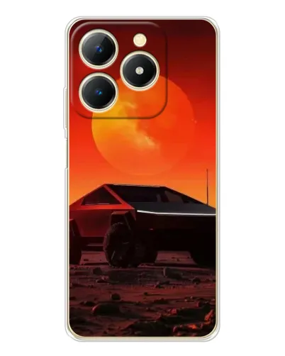 Чехол для Realme Note 70 с картинкой «Cybertruck на Марсе» Чехол для Realme Note 70 с картинкой «Cybertruck на Марсе»