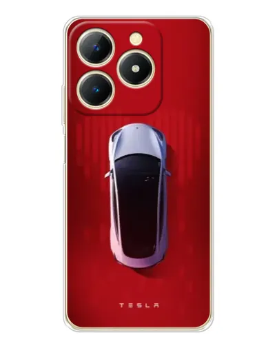 Чехол для Realme Note 70 с картинкой «Tesla Top View» Чехол для Realme Note 70 с картинкой «Tesla Top View»