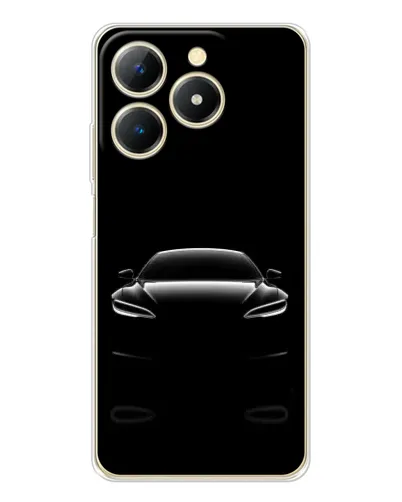Чехол для Realme Note 70 с картинкой «Силуэт Tesla Night» Чехол для Realme Note 70 с картинкой «Силуэт Tesla Night»