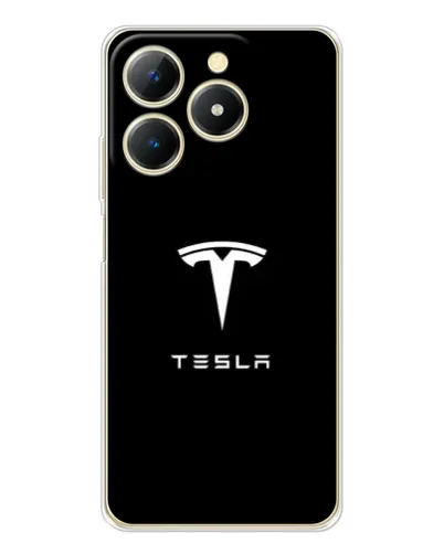 Чехол для Realme Note 70 с картинкой «Tesla White Logo» Чехол для Realme Note 70 с картинкой «Tesla White Logo»
