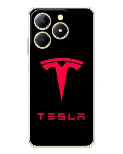 Чехол для Realme Note 70 с картинкой «Tesla Red Logo» Чехол для Realme Note 70 с картинкой «Tesla Red Logo»