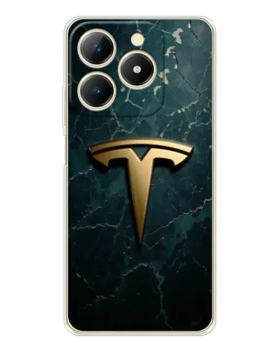 Чехол для Realme Note 70 с картинкой «Мраморная Tesla Gold» Чехол для Realme Note 70 с картинкой «Мраморная Tesla Gold»