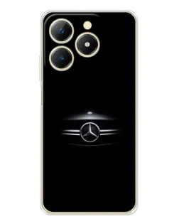 Чехол для Realme Note 70 с картинкой «Mercedes — абстрактные линии»