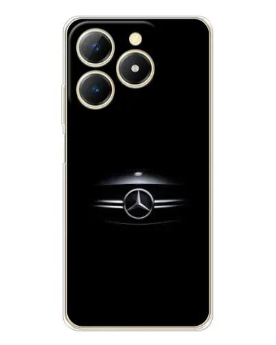Чехол для Realme Note 70 с картинкой «Mercedes — абстрактные линии» Чехол для Realme Note 70 с картинкой «Mercedes — абстрактные линии»