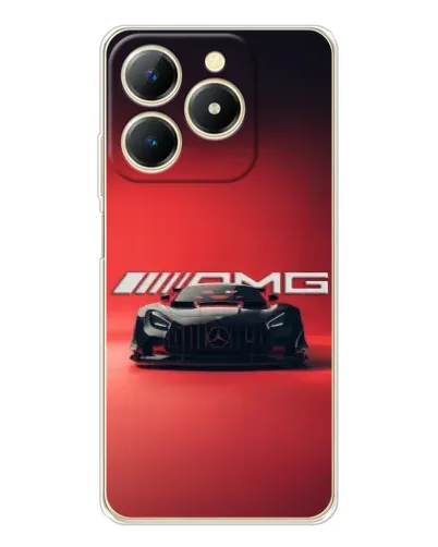 Чехол для Realme Note 70 с картинкой «Mercedes AMG — красная линия» Чехол для Realme Note 70 с картинкой «Mercedes AMG — красная линия»