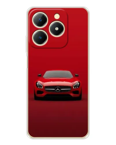 Чехол для Realme Note 70 с картинкой «Красный Mercedes AMG» Чехол для Realme Note 70 с картинкой «Красный Mercedes AMG»