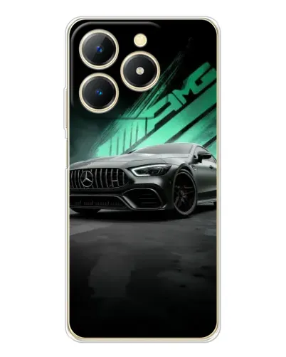 Чехол для Realme Note 70 с картинкой «Темный Mercedes AMG» Чехол для Realme Note 70 с картинкой «Темный Mercedes AMG»