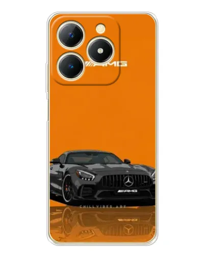 Чехол для Realme Note 70 с картинкой «Оранжевый Mercedes AMG» Чехол для Realme Note 70 с картинкой «Оранжевый Mercedes AMG»