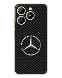 Чехол для Realme Note 70 с картинкой «Карбоновый Mercedes стиль» Чехол для Realme Note 70 с картинкой «Карбоновый Mercedes стиль»