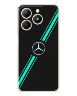 Чехол для Realme Note 70 с картинкой «Спортивные линии Mercedes» Чехол для Realme Note 70 с картинкой «Спортивные линии Mercedes»