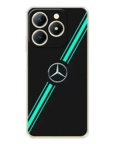 Чехол для Realme Note 70 с картинкой «Спортивные линии Mercedes» Чехол для Realme Note 70 с картинкой «Спортивные линии Mercedes»