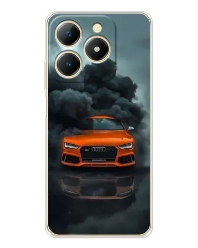Чехол для Realme Note 70 с картинкой «Audi в облаках дыма» Чехол для Realme Note 70 с картинкой «Audi в облаках дыма»