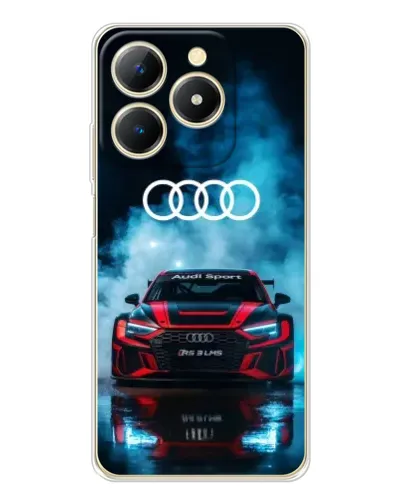 Чехол для Realme Note 70 с картинкой «Audi Sport — неон» Чехол для Realme Note 70 с картинкой «Audi Sport — неон»