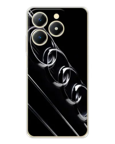 Чехол для Realme Note 70 с картинкой «Audi — абстрактные кольца» Чехол для Realme Note 70 с картинкой «Audi — абстрактные кольца»