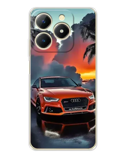 Чехол для Realme Note 70 с картинкой «Audi — закат» Чехол для Realme Note 70 с картинкой «Audi — закат»