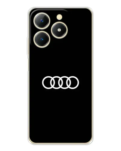 Чехол для Realme Note 70 с картинкой «Audi White Logo» Чехол для Realme Note 70 с картинкой «Audi White Logo»