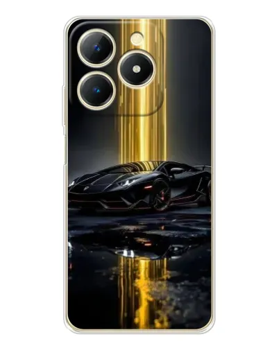 Чехол для Realme Note 70 с картинкой «Ночной Lamborghini драйв»