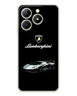 Чехол для Realme Note 70 с картинкой «Логотип Lamborghini классика»