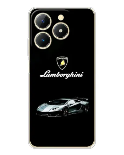 Чехол для Realme Note 70 с картинкой «Логотип Lamborghini классика»
