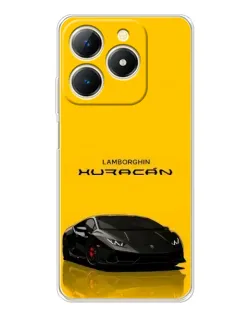 Чехол для Realme Note 70 с картинкой «Lamborghini Huracan черный»
