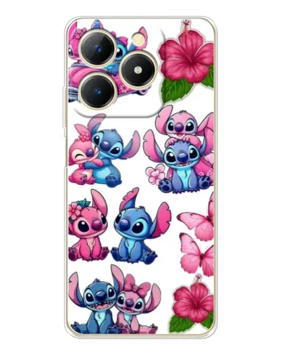 Чохол для Realme Note 70 з картинкою «Стікери Stitch та Angel»