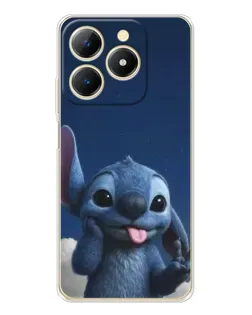 Чехол для Realme Note 70 с картинкой «Стич в облаках»