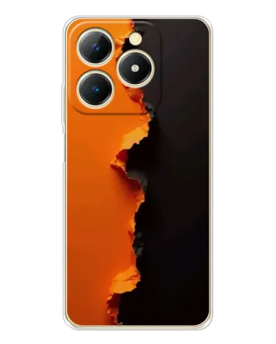 Чохол для Realme Note 70 з картинкою «Помаранчевий розлом»