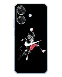 Чехол для Realme Note 70T с картинкой «Jordan Jumpman»