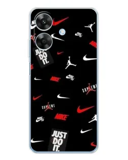 Чехол для Realme Note 70T с картинкой «Nike Mix Pattern»